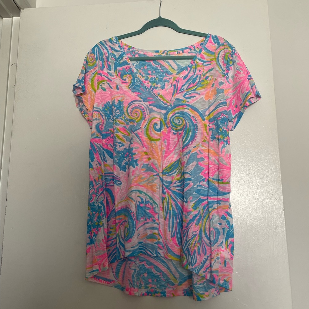 Lilly Pulitzer Etta V-Neck Top